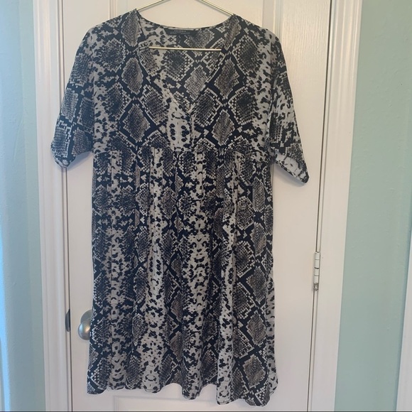 Zara Snake Print Dress - Picture 1 of 3
